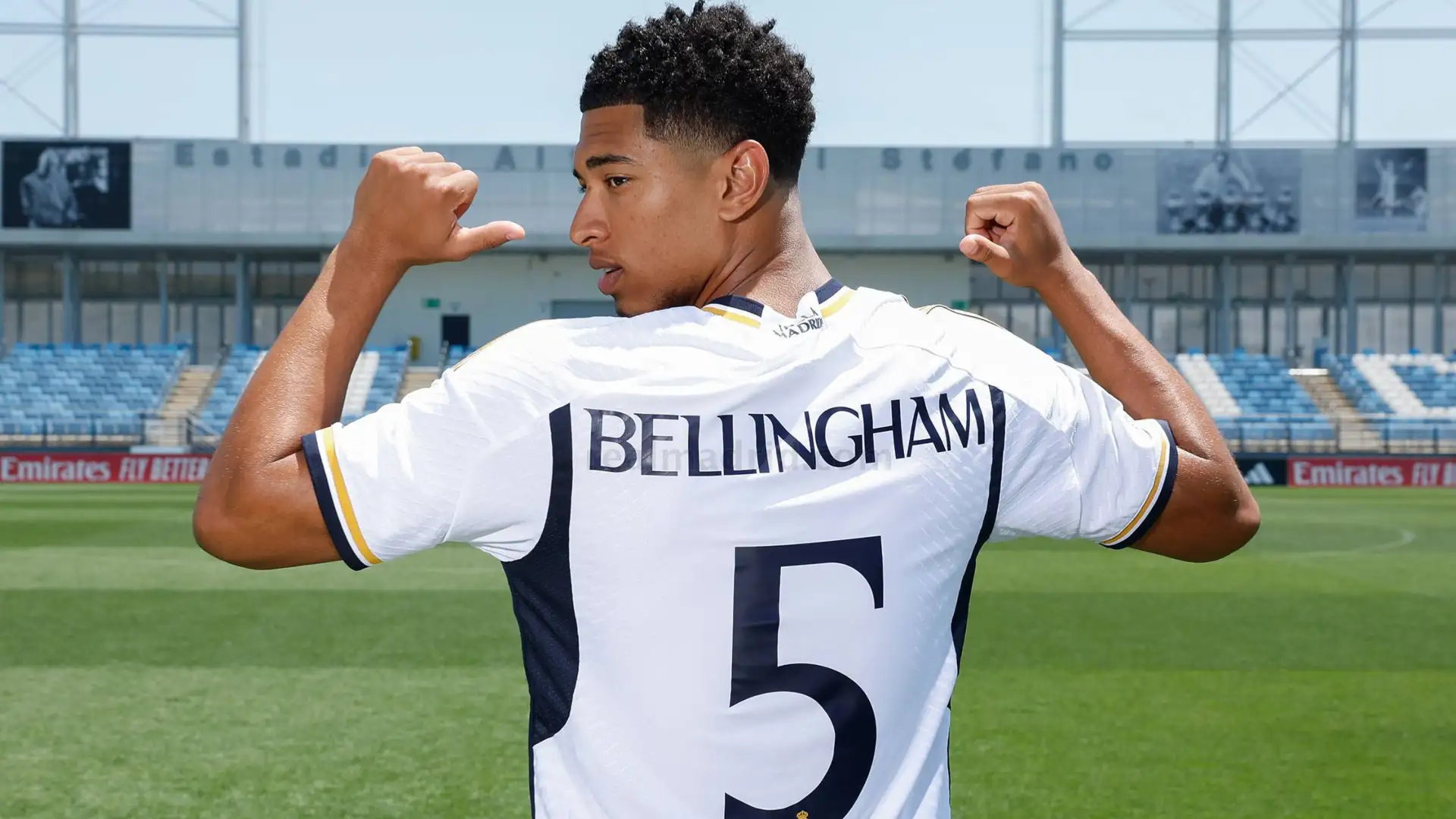 Jude Bellingham con la maglia del Real Madrid