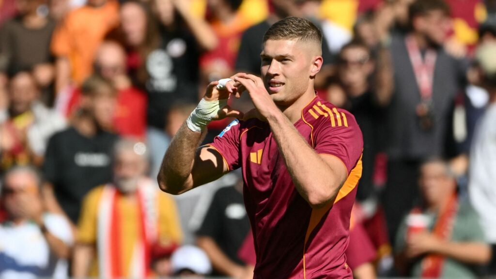 Artem Dovbyk in gol contro il Verona