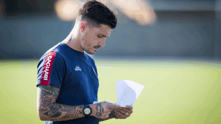 Fabio Pisacane, allenatore del Cagliari