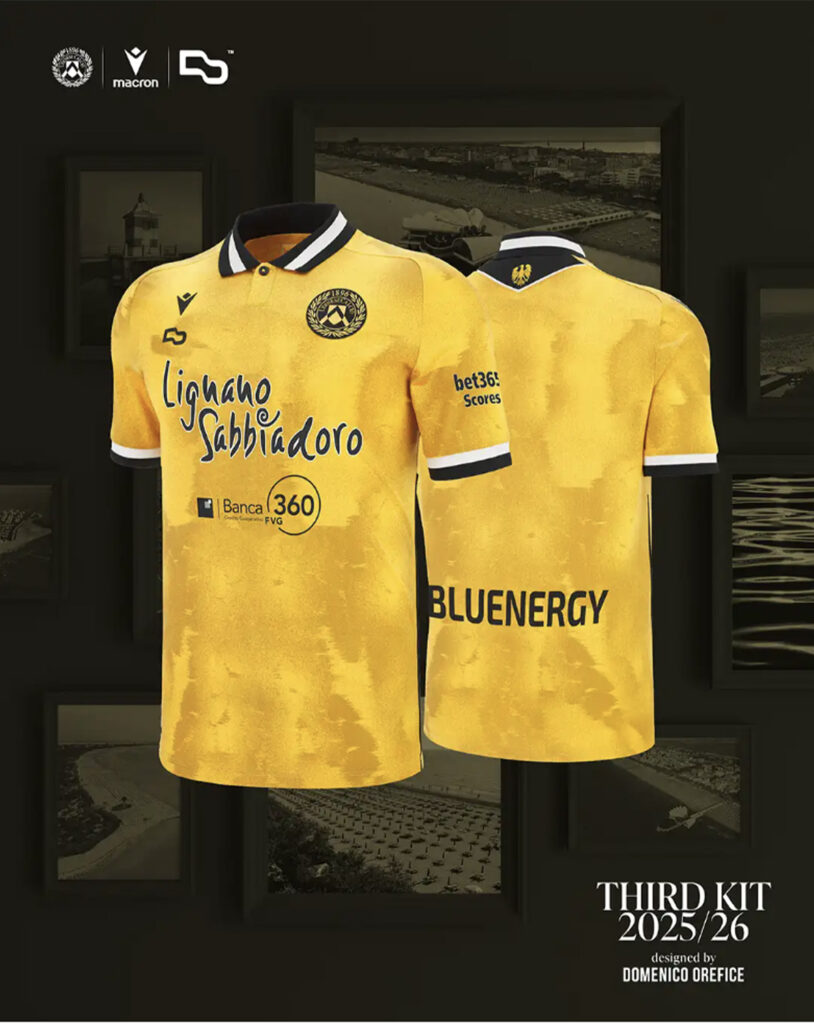 Terzo Kit Udinese official