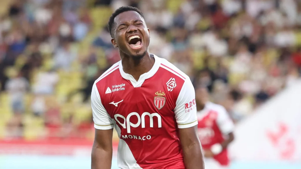 Ansu Fati con la maglia del Monaco