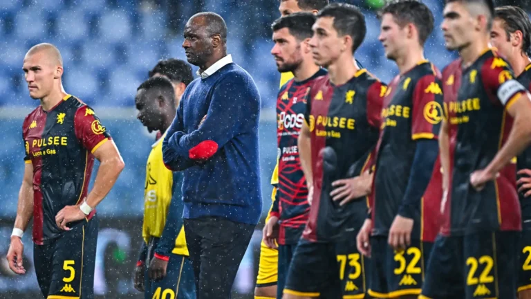 Vieira e la squadra chiedono scusa ai tifosi