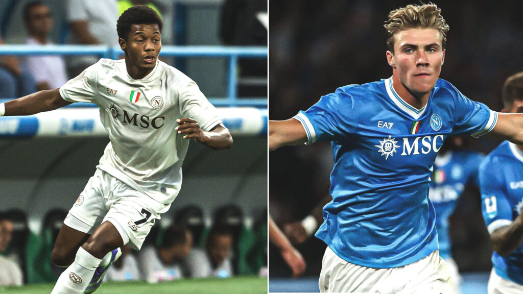 Neres e Hojlund (Napoli)