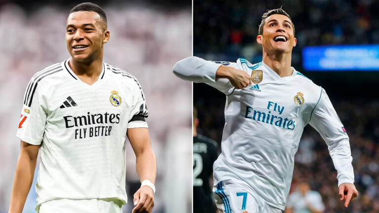 Mbappé e Cristiano Ronaldo al Real Madrid