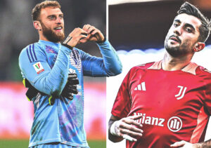 Perin e Di Gregorio con la maglia della Juventus