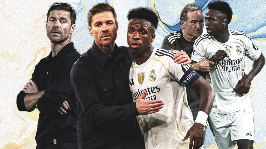 Vinicius Junior e Xabi Alonso