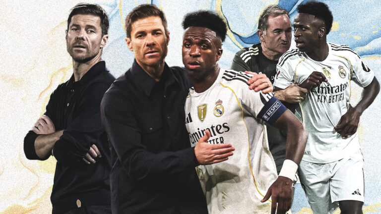 Vinicius Junior e Xabi Alonso