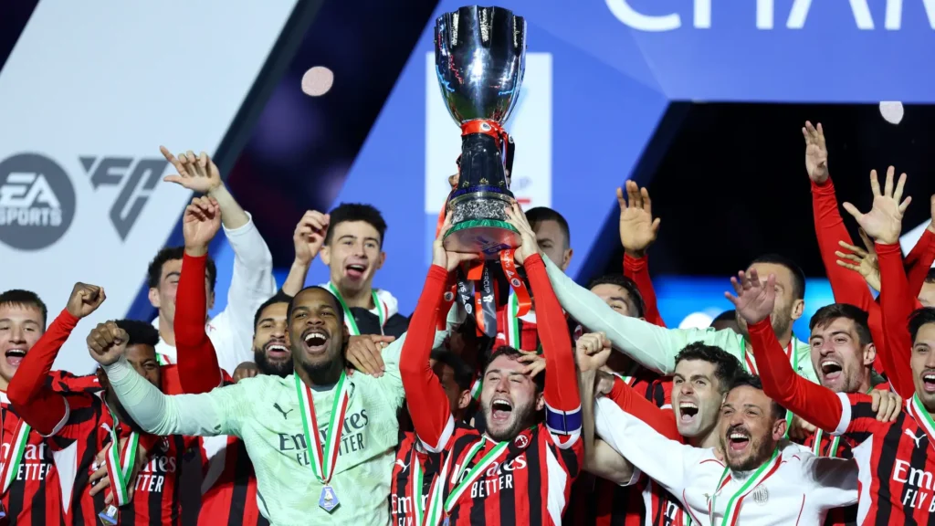 Il Milan vince la Supercoppa italiana nel 2024