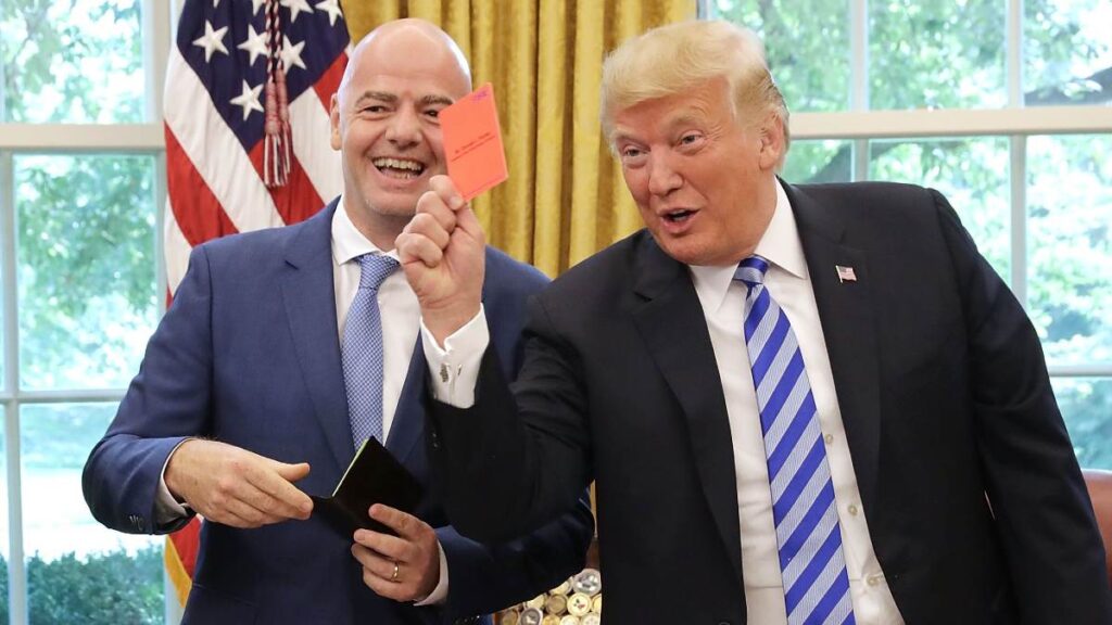 Infantino e Trump