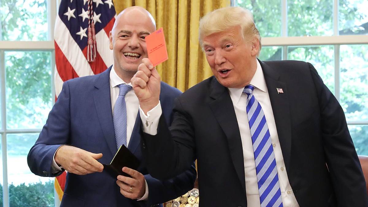 Infantino e Trump