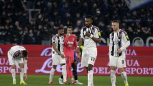 juve travolta dall'atalanta